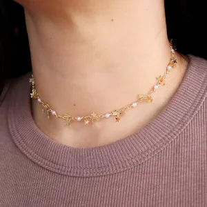 Stars X Pearls Choker