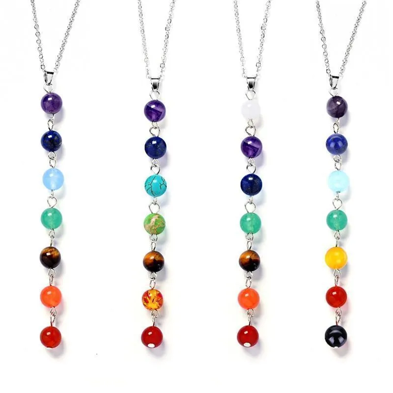 Stone 7 Chakra Necklaces Chakra Stones Sacral Necklace