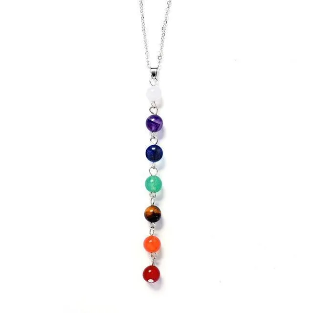 Stone 7 Chakra Necklaces Chakra Stones Sacral Necklace