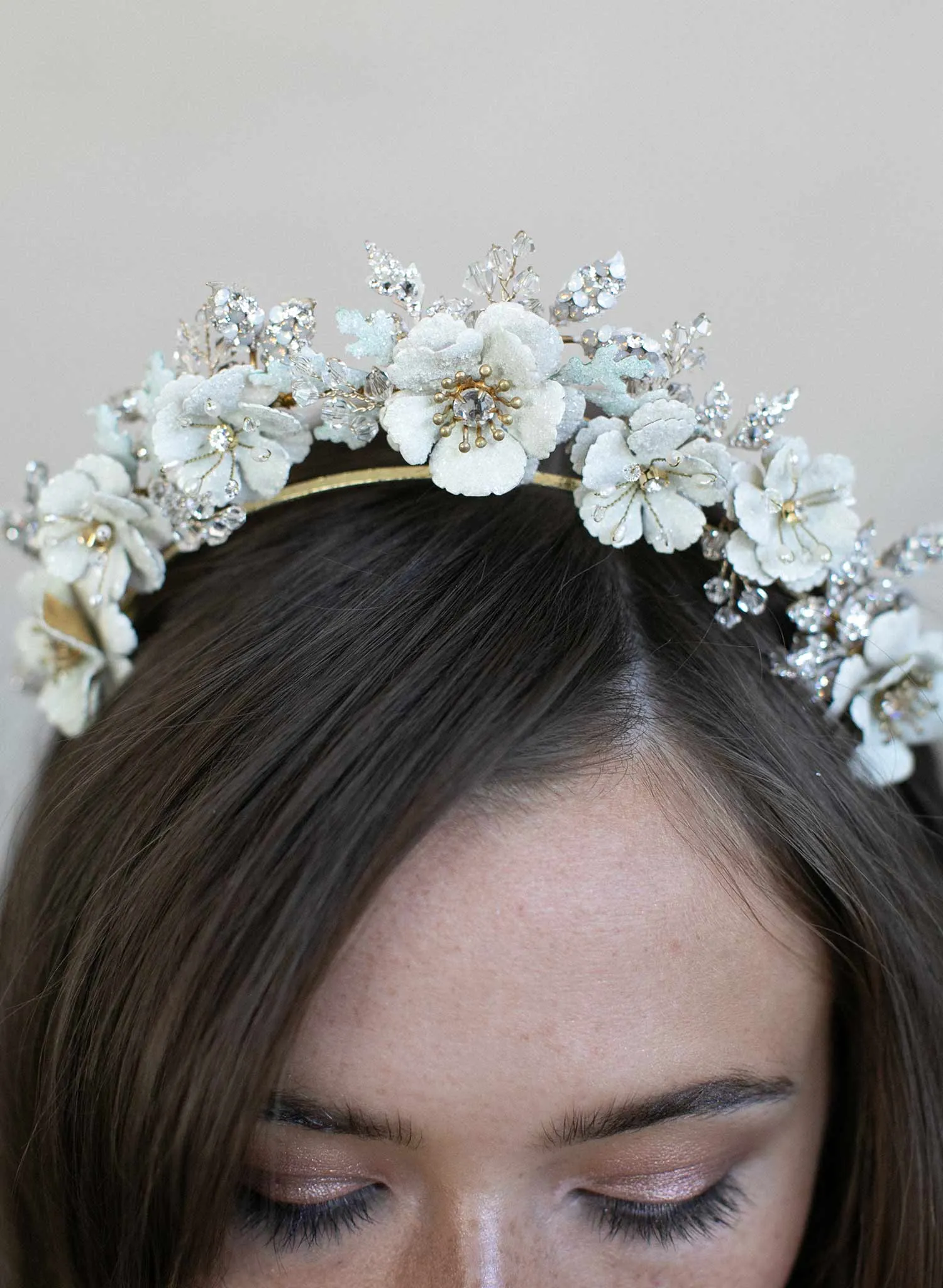 Sugared flowers dream tiara - Style #914