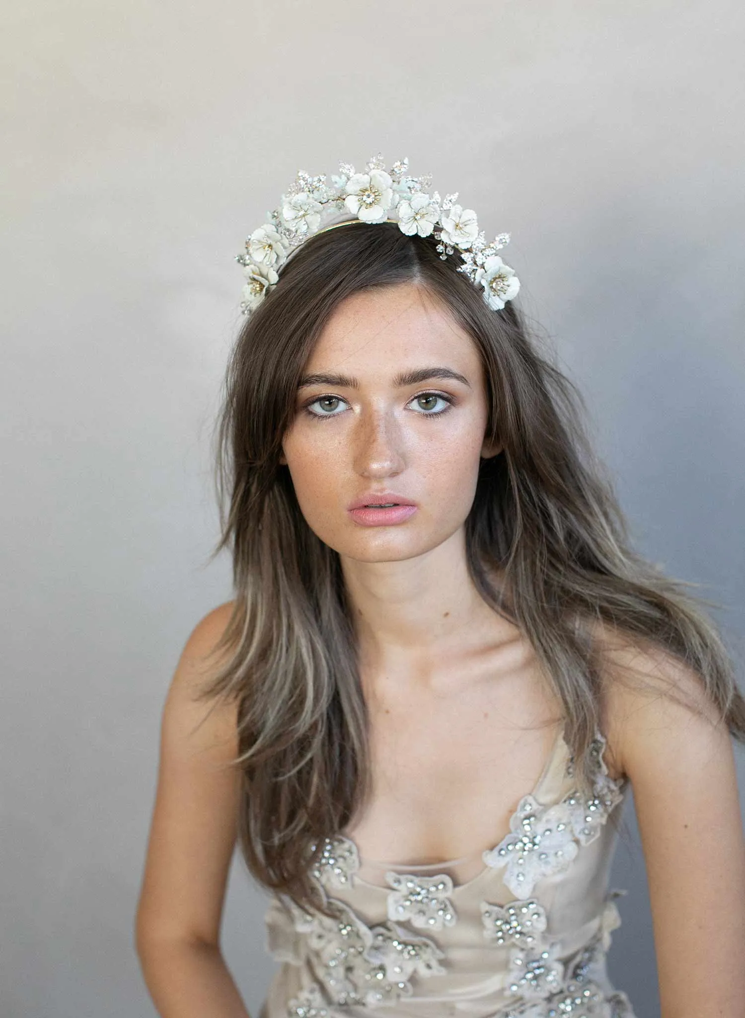 Sugared flowers dream tiara - Style #914