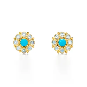 Temple St. Clair Turquoise Mini Stella Earrings