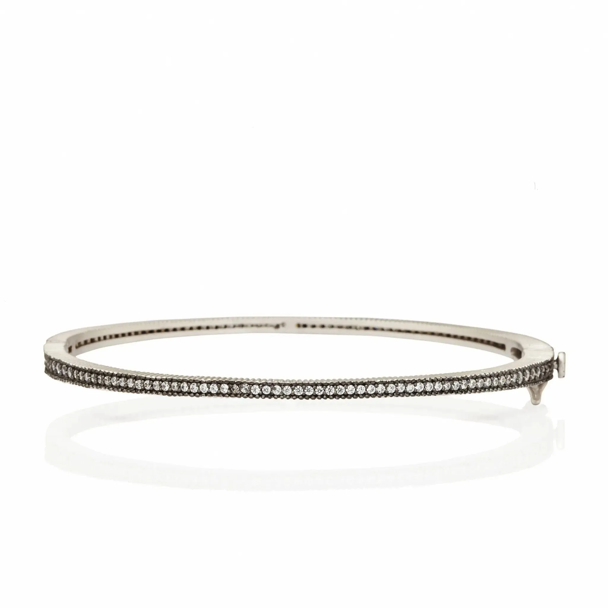 The Classic Pavé Hinge Bangle