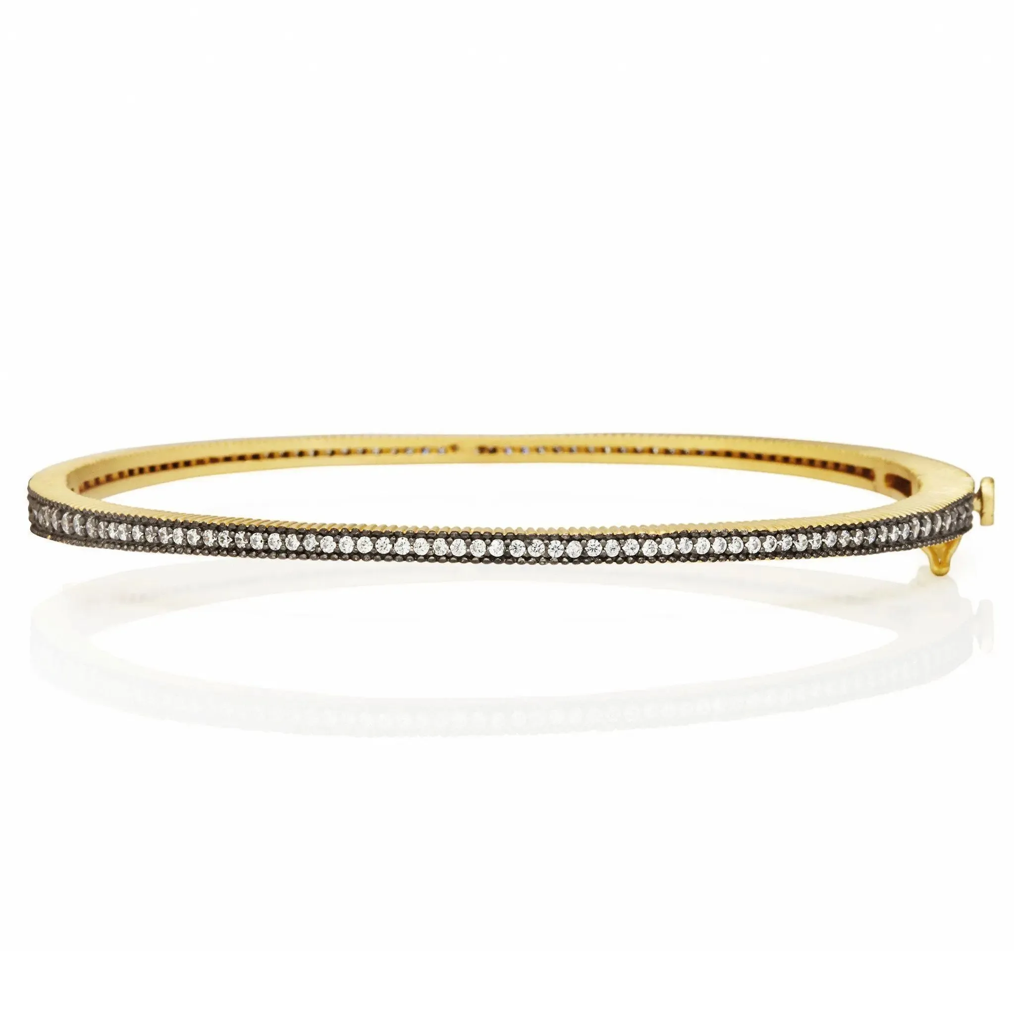 The Classic Pavé Hinge Bangle