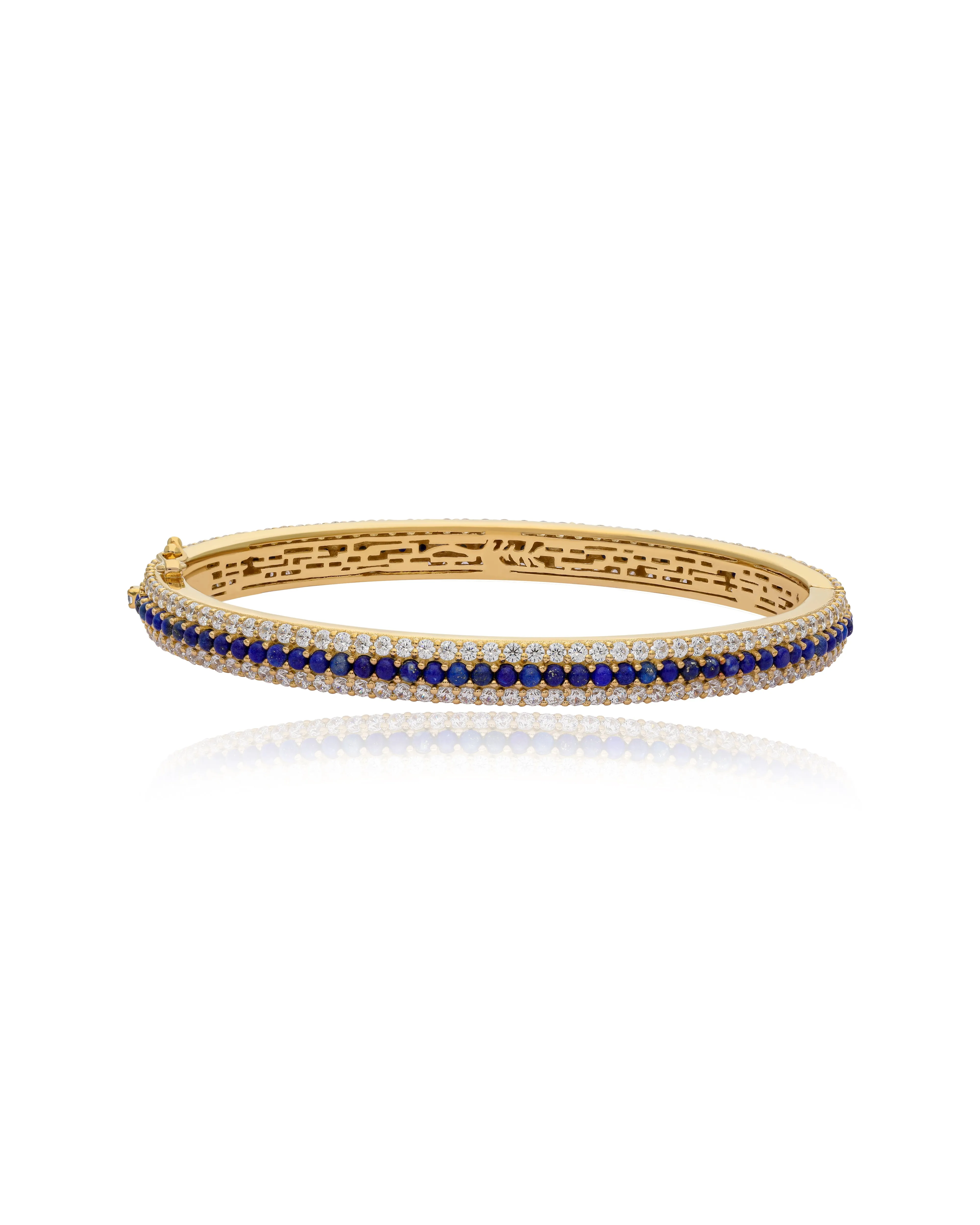 Timeless Sparkle Vermeil Bracelet - Lapis