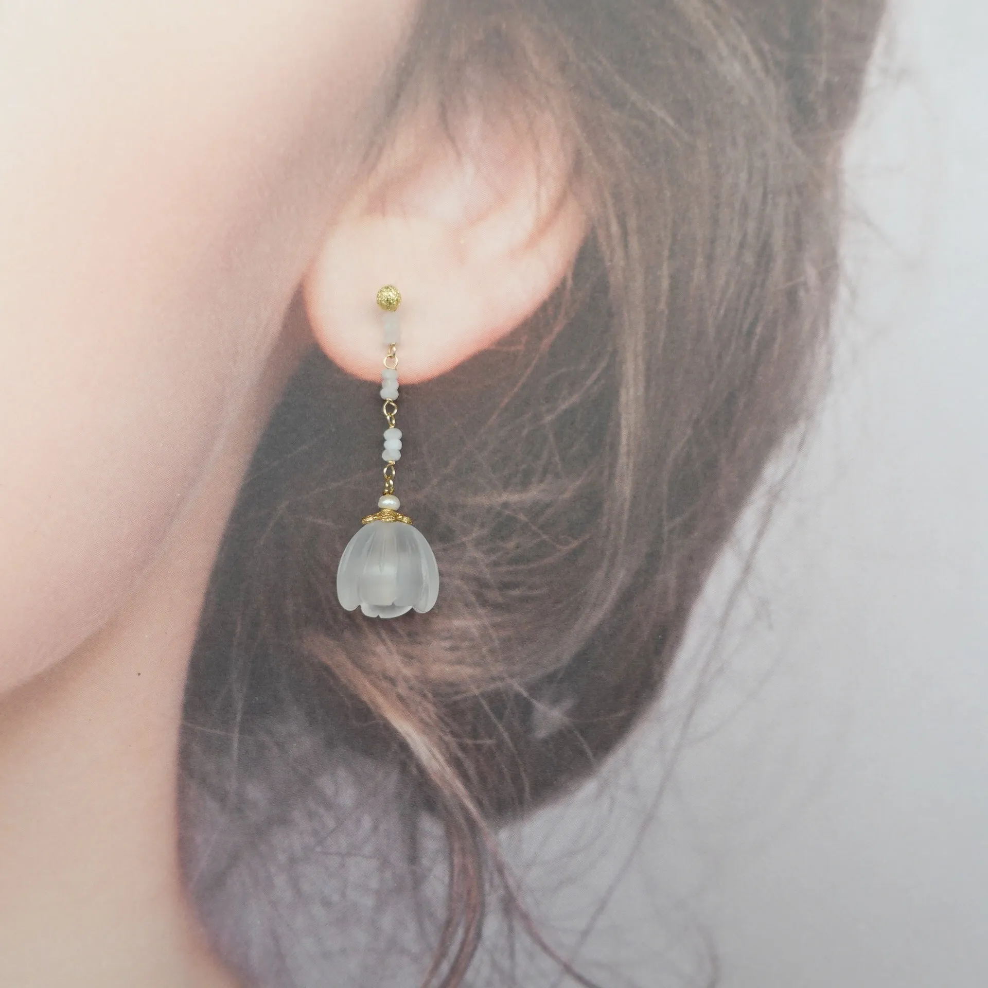 Udumbara Flower Earrings