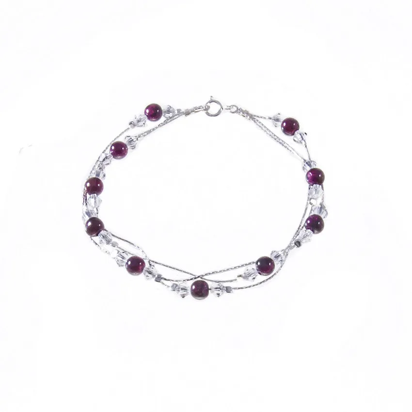 Xuxek Bracelet - Garnet