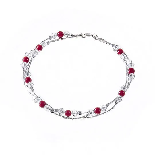 Xuxek Bracelet - Garnet